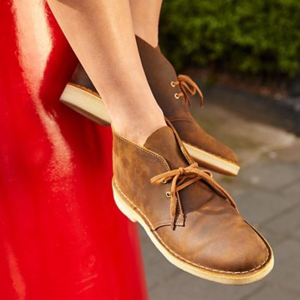 Clarks Original Desert Boot in "Beeswax", Size 7